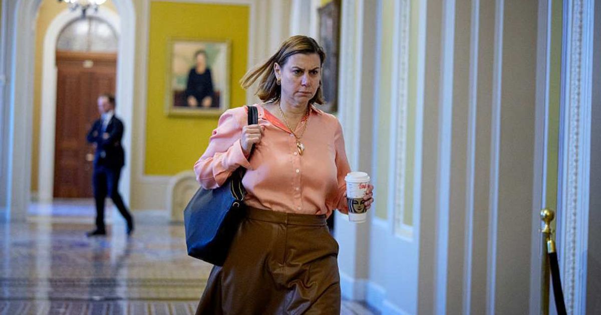 Donald Trump went on a social media rampage against Elissa Slotkin and five other Democratic lawmakers over a video urging troops 'not to follow unspecified illegal orders' (Andrew Harnik/Getty Images)