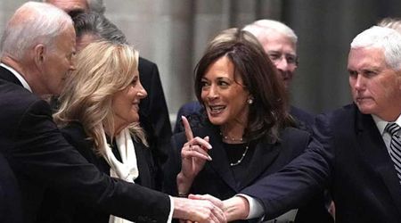 Lip reader decodes Jill Biden’s icy comment to Kamala Harris during reunion at Dick Cheney's funeral