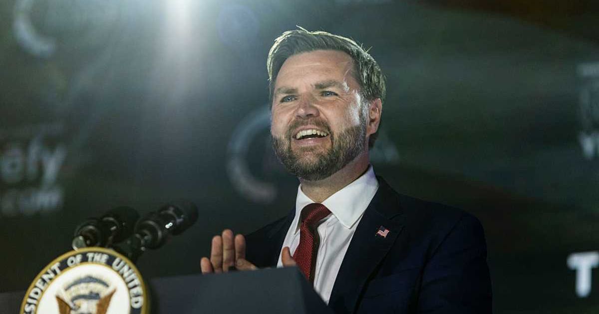 JD Vance praised Donald Trump's policies while talking to Breitbart News’ Washington Bureau Chief Matthew Boyle at a policy event (Getty Images)