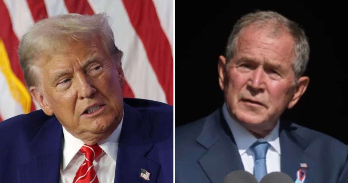 George W Bush had attended events while avoiding direct public criticism of Donald Trump (Alex Wong/Getty Images, Getty Images)