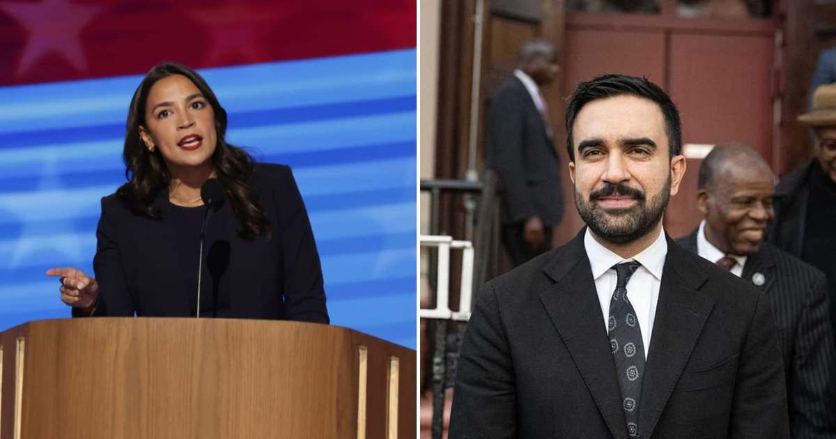Alexandria Ocasio-Cortez said Zohran Mamdani is willing to meet anyone and trusts him to decide what to raise with President Donald Trump for New York City (Getty Images)