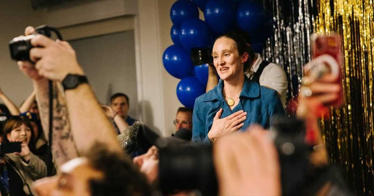 Seattle mayor-elect Katie Wilson drew attention after admitting she relied on her parents’ financial support and said embracing her privilege helped her connect with voters (@wilsonforseattle)