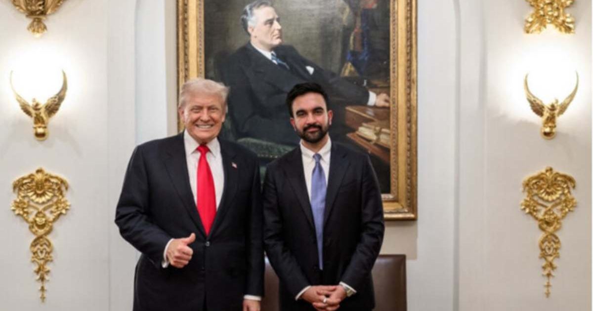 Donald Trump and Zohran Mamdani met at the White House on Friday, November 21 (Donald Trump/Truth Social)