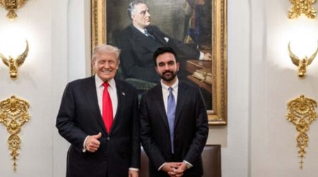 ‘Just say yes’: Trump steps in as Zohran Mamdani is asked if he thinks POTUS is a ‘fascist’