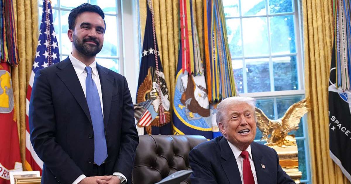 President Donald Trump met with New York City Mayor-elect Zohran Mamdani in the Oval Office on November 21, 2025, and discussed affordability and public safety (Getty Images)
