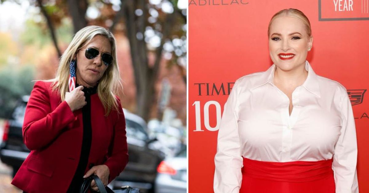 Meghan McCain reacted to Marjorie Taylor Greene's resignation from Congress (Getty Images)