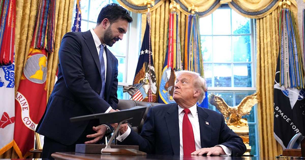 President Donald Trump hosted New York City Mayor-elect Zohran Mamdani at the White House (Getty Images)