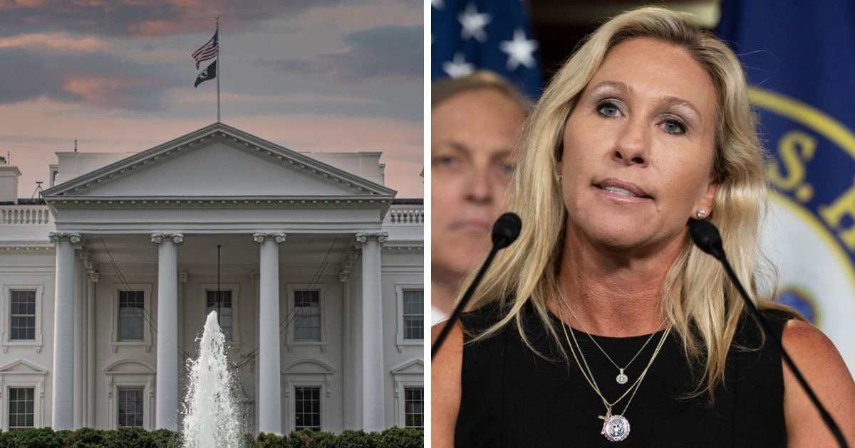 Marjorie Taylor Greene dismissed reports of a 2028 White House bid as 'baseless gossip' just days after announcing her resignation from Congress (Getty Images)