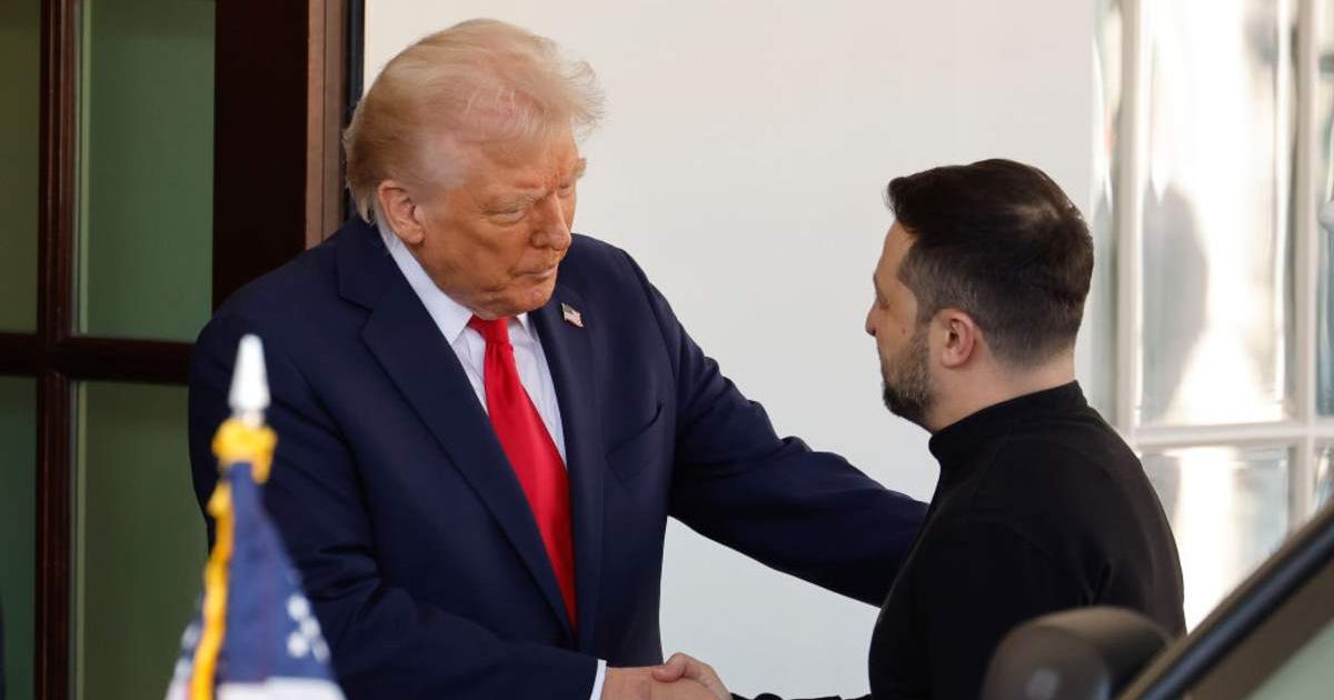 In a Truth Social post on Sunday, November 23, President Donald Trump accused Ukraine of showing 'zero gratitude' for US support (Getty Images)