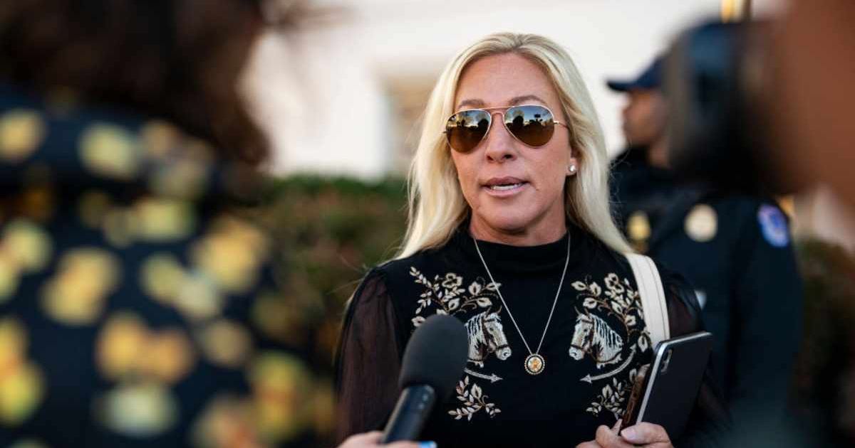 Republican strategist Shermichael Singleton said Marjorie Taylor Greene’s future in politics is over as she prepares to resign from the House of Representatives (Getty Images)