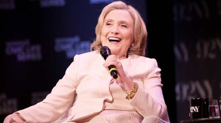 Hillary Clinton imagines national sound system announcing Trump’s exit with a ‘he is gone’ message