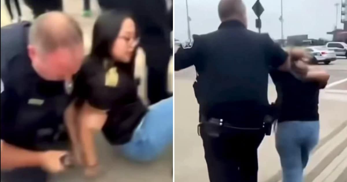 18-year-old charged after allegedly dumping drink on Kannapolis police officer in North Carolina (Screenshot/Paul A. Szypula/X)