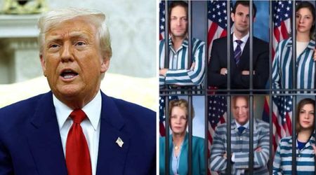 Trump shares video showing six Democrats behind bars over military order dispute