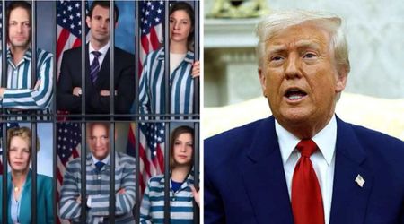 Trump shares video showing six Democrats behind bars over military order dispute