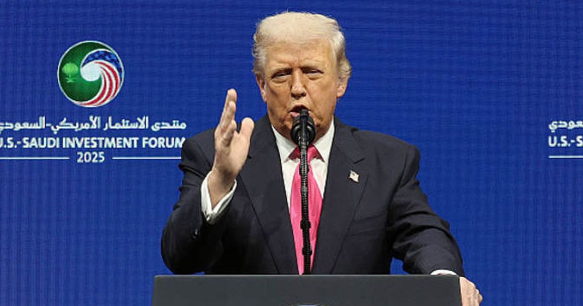 Dr Rebecca Grant said President Donald Trump is 'really clear' on stopping drug boats and illegal immigration as she discussed US military buildup in the Caribbean (Getty Images)