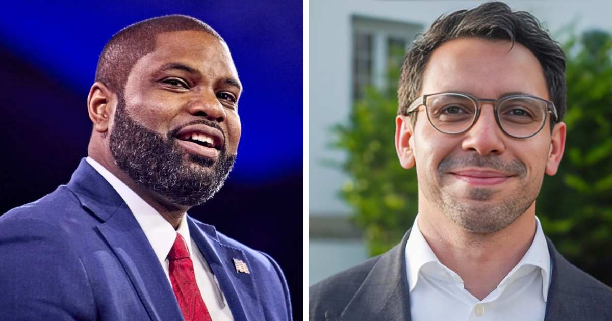 James Fishback launched a gubernatorial bid in Florida despite President Donald Trump’s 'complete and total endorsement' of his rival Byron Donalds (Getty Images)