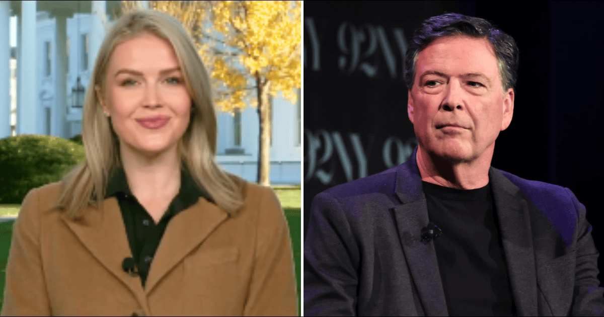 Karoline Leavitt warned James Comey after he thanked the judge for ending the case and called the prosecution incompetent under Donald Trump (Foxnews, Getty Images)