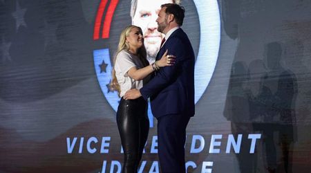 Erika Kirk defends her viral JD Vance hug with self-aware  joke amid fierce backlash