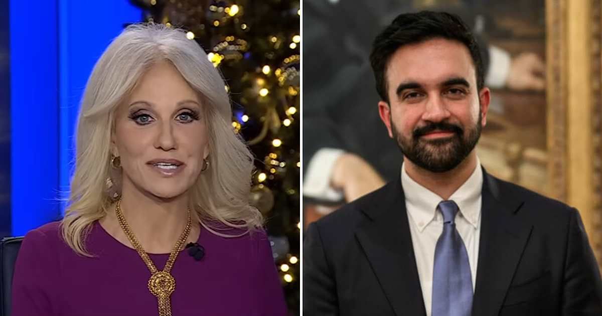 Kellyanne Conway discussed New York City Mayor-elect Zohran Mamdani’s recent meeting with President Donald Trump (Fox News/YouTube, Getty Images)