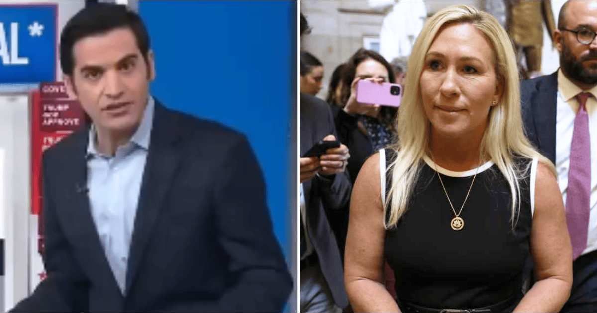 Harry Enten explained that Trump’s popularity within the GOP may have pushed Marjorie Taylor Greene to forgo a reelection bid (@harryenten/X, Getty Images)