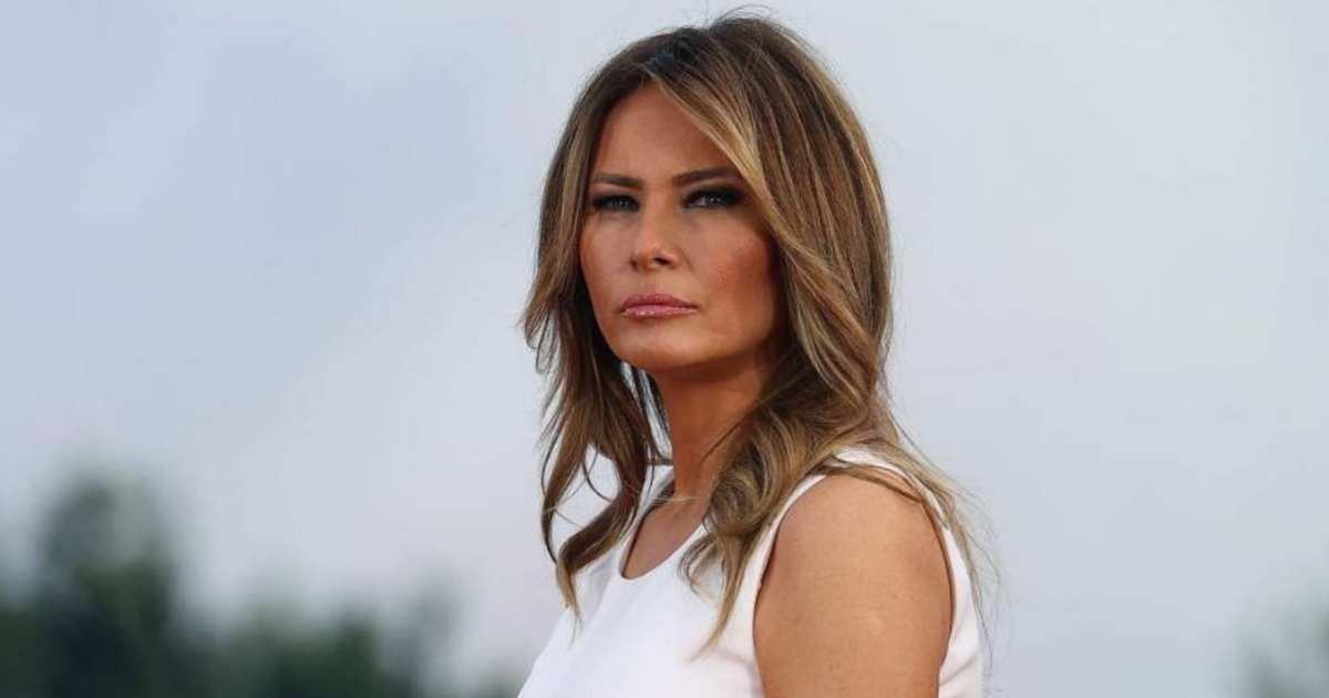 A resurfaced modeling photo of Melania Trump was shared in 2025 with captions that claimed she had posed 'partially nude' on Jeffrey Epstein’s private jet (Getty Images)