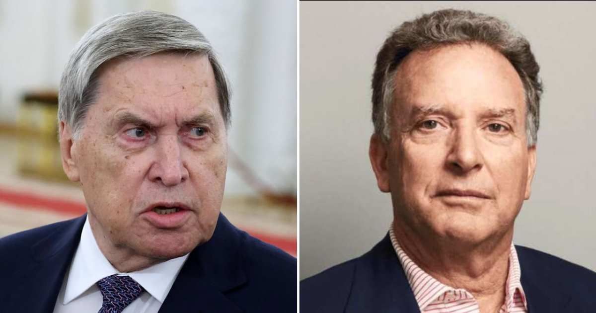 A leaked five-minute call shows Steve Witkoff advising Yuri Ushakov on shaping talks for President Donald Trump’s 28-point Ukraine peace plan (Contributor/Getty Images, @witkoff.com)