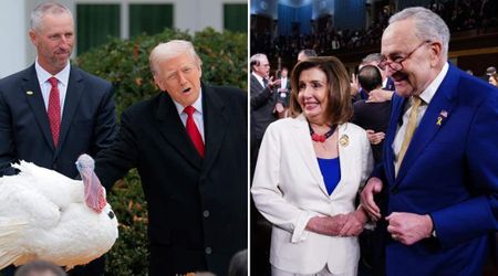 Trump jokes two turkeys would not have received a ‘pardon’ if their names were Chuck and Nancy