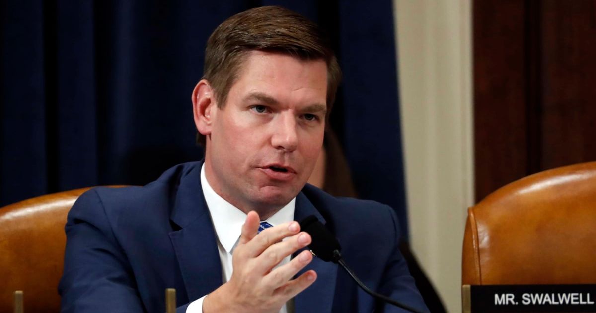 Eric Swalwell said military members privately vowed not to 'betray their oath' if ordered to act unlawfully (Getty Images)