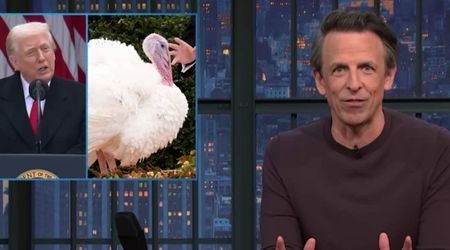 Seth Meyers pokes fun at Trump’s turkey pardon speech: ‘He can always make it weirder’