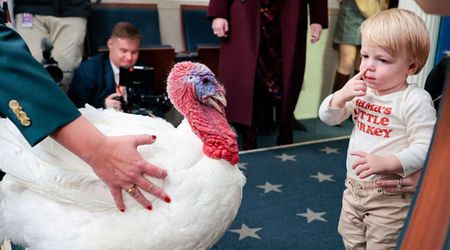 Karoline Leavitt’s son steals the show at White House turkey pardoning: 'Real star of the day'