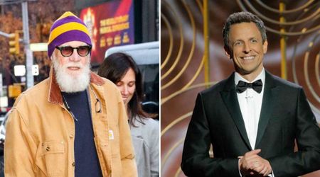 David Letterman says he’s ‘never been more proud’ of Seth Meyers for standing up to Trump