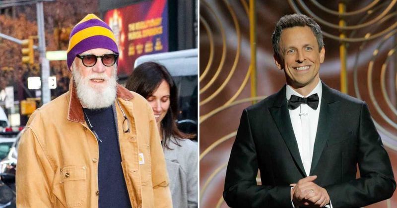 David Letterman says he’s ‘never been more proud’ of Seth Meyers for standing up to Trump