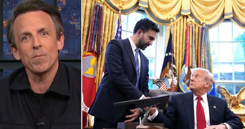 Seth Meyers says Trump looked ‘smitten’ after meeting Mamdani: ‘I’ve never seen him like this’