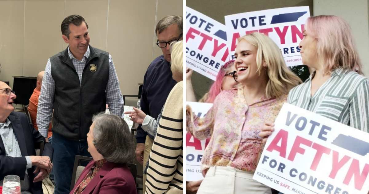 Republican Matt Van Epps and Democrat Aftyn Behn are locked in a neck‑and‑neck race to replace former Rep Mark Green in Tennessee’s 7th District (X/@MattVanEpps, X/@AftynBehn)