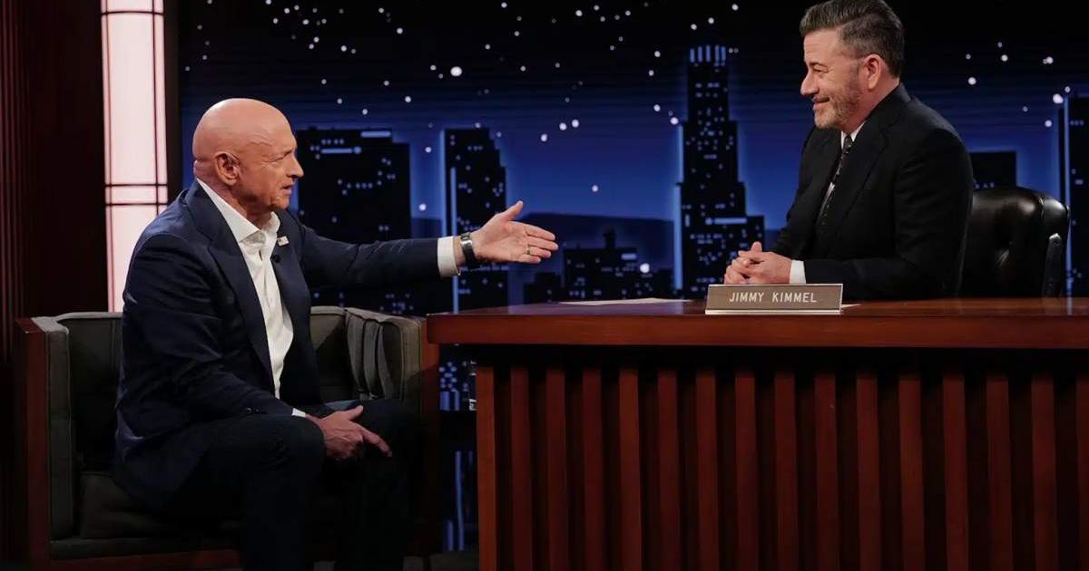 Senator Mark Kelly used a late‑night appearance on Jimmy Kimmel on Tuesday, November 25, to double down on his call for troops to defy 'illegal orders', even as he faced a Pentagon investigation (Screengrab/ABC)