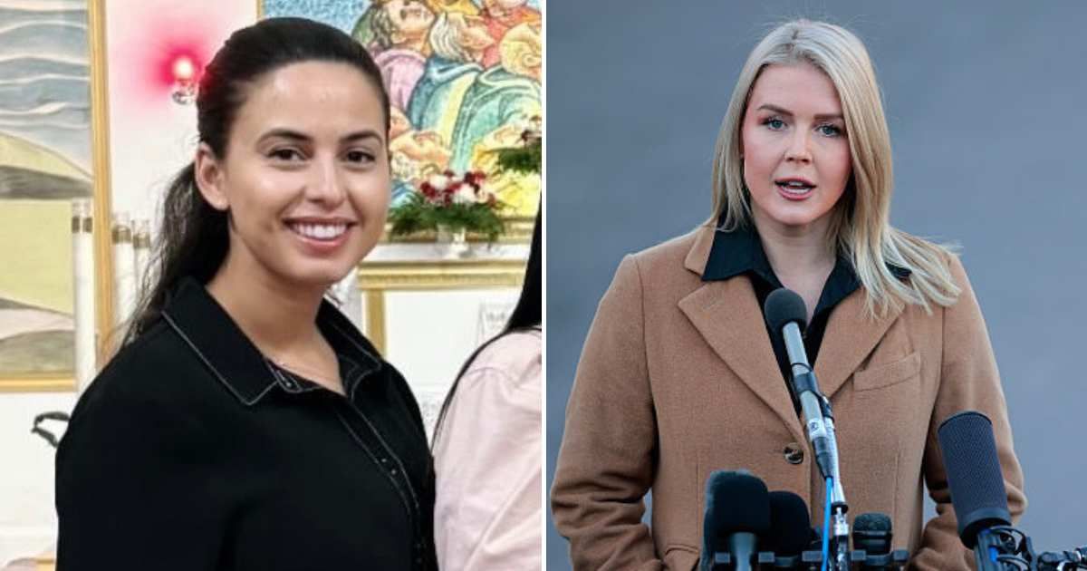 Bruna Ferreira, the mother of Karoline Leavitt's nephew, was detained by ICE this month (GoFundMe, Getty Images)  