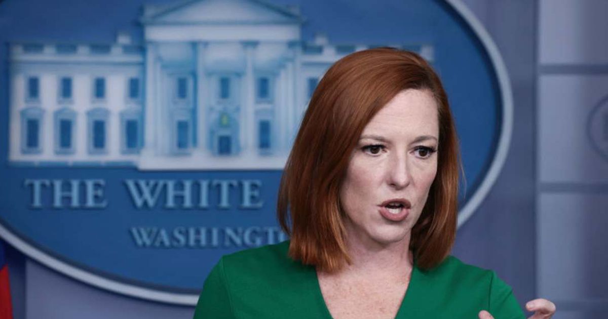Jen Psaki said Afghan evacuees without completed checks were sent to 'Lilypad countries' like Qatar and Germany while their paperwork was processed (Getty Images)
