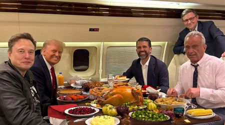 RFK Jr edits viral McDonald’s photo with Trump and Musk for Thanksgiving dinner