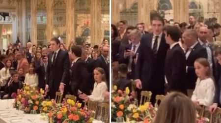 Barron Trump makes first public appearance since inauguration at Mar-a-Lago Thanksgiving dinner