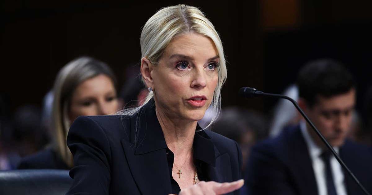Attorney General Pam Bondi slammed numerous liberal lawmakers and media figures for criticizing Trump’s deployment of federal troops to Washington DC (Win McNamee/Getty Images)