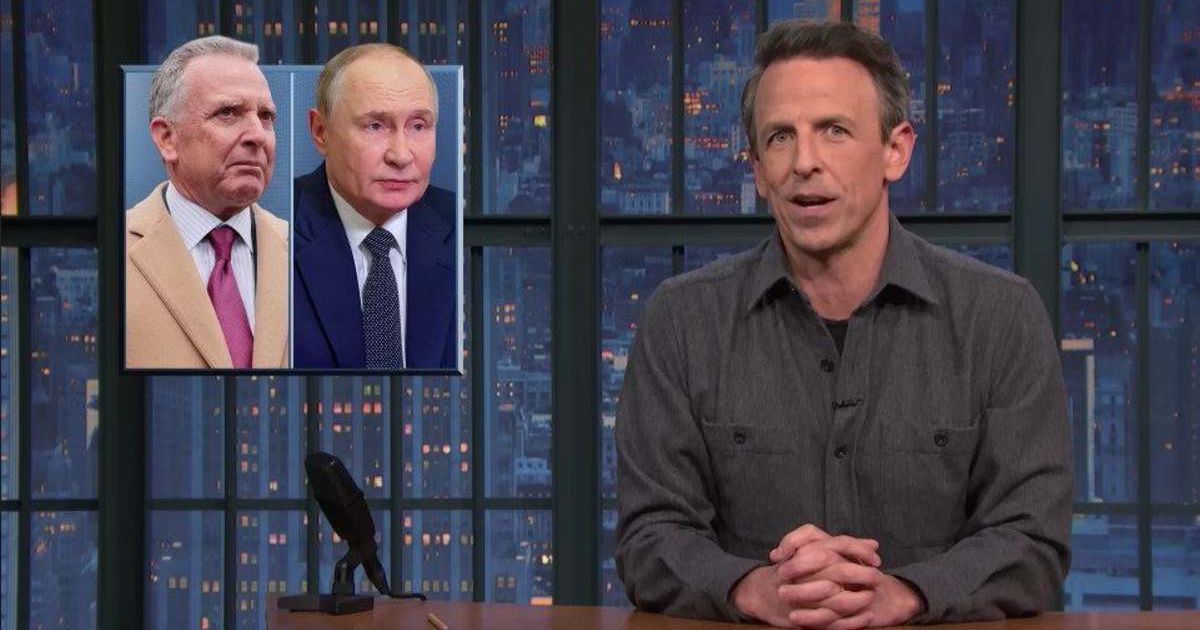 Seth Meyers mocks Witkoff call leak by suggesting Russians buddy up with Trump’s new bestie instead (@LateNightSeth/YouTube)