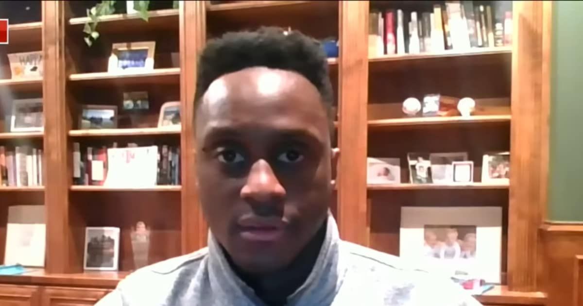 Mene Ukueberuwa backed Donald Trump’s decision to deploy 500 additional National Guard members in Washington DC (Fox News/YouTube)