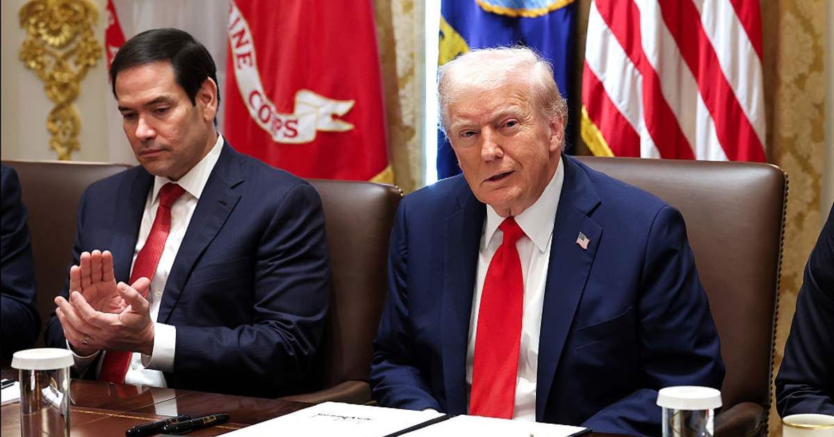 Marco highlighted threats from Venezuelan narco-terrorists and praised Trump’s defensive measures (Anna Moneymaker/Getty Images)