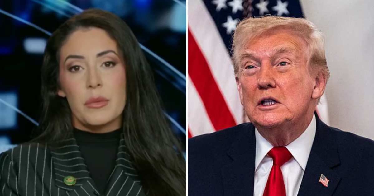 Anna Paulina Luna (Left) praised Donald Trump’s freezing of asylum decisions from the ‘Third World countries’ (Screengrab/Fox News, Getty Images)