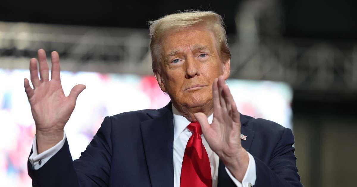 President Donald Trump referred to himself as the 'affordability president’ in a Truth Social post about falling medicine prices on Saturday, November 29 (Michael M Santiago/Getty Images)