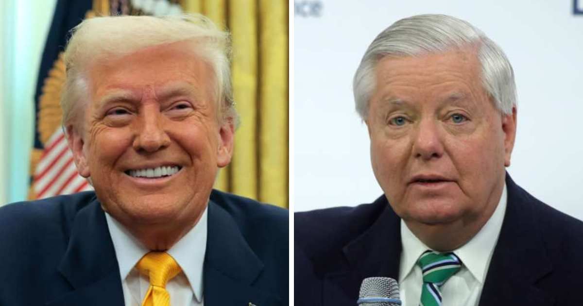 Lindsey Graham said he 'very much' appreciates and respects Donald Trump's determination to deal with countries like Venezuela (Getty Images)