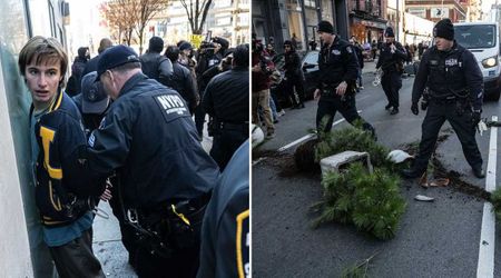 Anti-ICE protesters arrested for throwing planters and barricades at cops during Manhattan clash