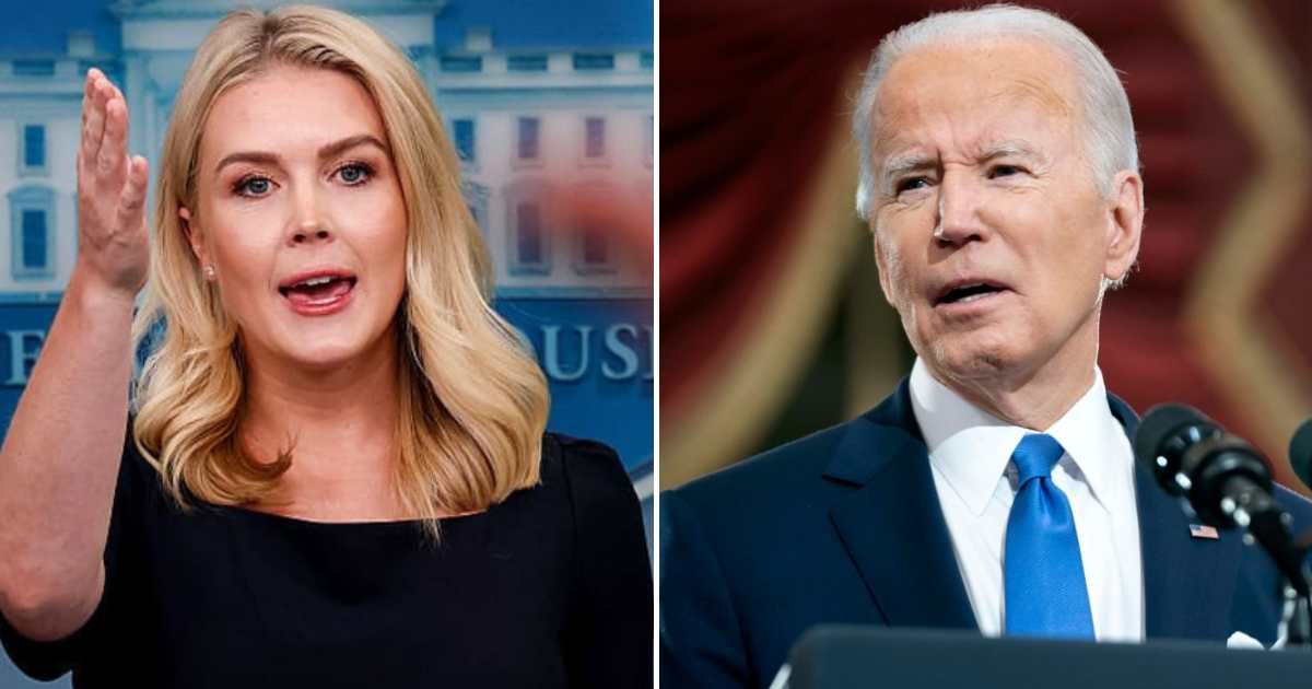 Karoline Leavitt slammed Joe Biden over the arrest of an Afghan national in Texas (Getty Images)