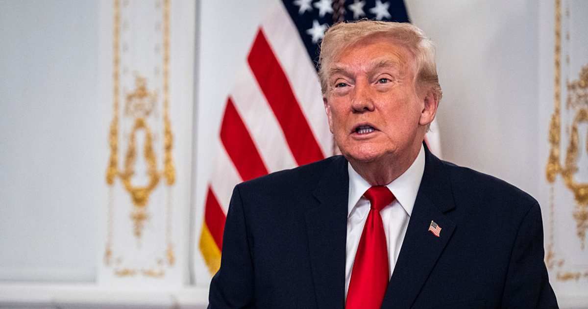 President Donald Trump quoted Section 212(f) of the Immigration and Nationality Act in a Truth Social post on Saturday, November 29 (Pete Marovich/Getty Images)