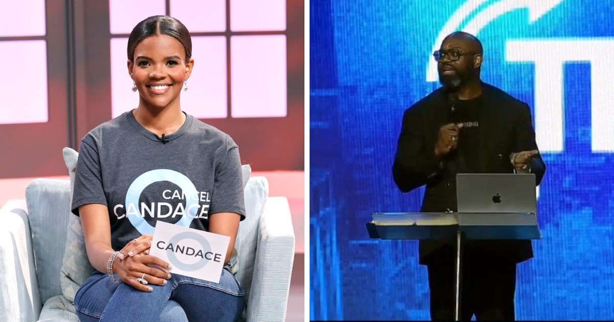 Candace Owens hits back after TPUSA Faith pastor John Amanchukwu attacked her during a recent Turning Point USA event (Getty Images, @JHWesten/X)